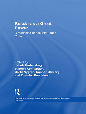 cover image of Russia as a Great Power